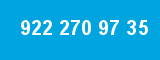 922 270 97 35 922 270 97 35